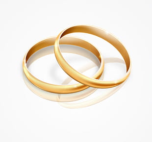 310x290 Wedding Background With Gold Ring Vector Free
