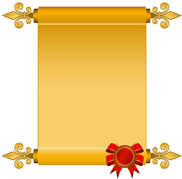 374x368 Parchment Scroll Free Vector Download