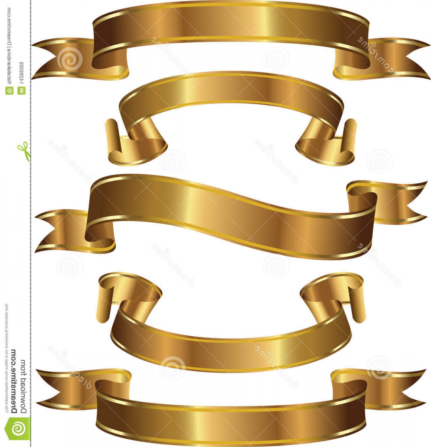 1502x1560 Royalty Free Stock Images Set Gold Banners Image Soidergi