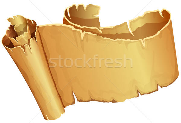 600x409 Big Golden Scroll Of Parchment Vector Illustration Nikolay