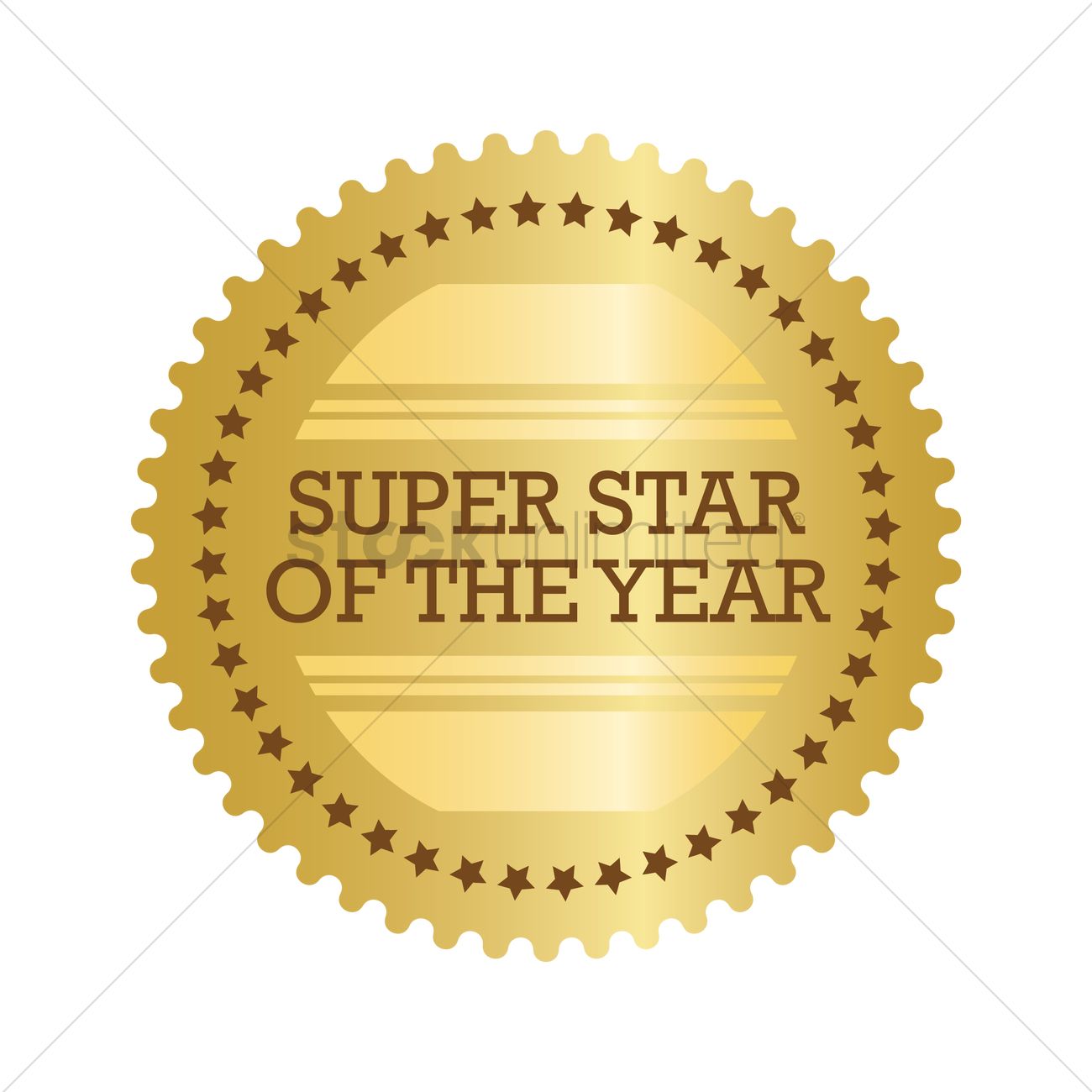 1300x1300 Gold Seal Vector Image