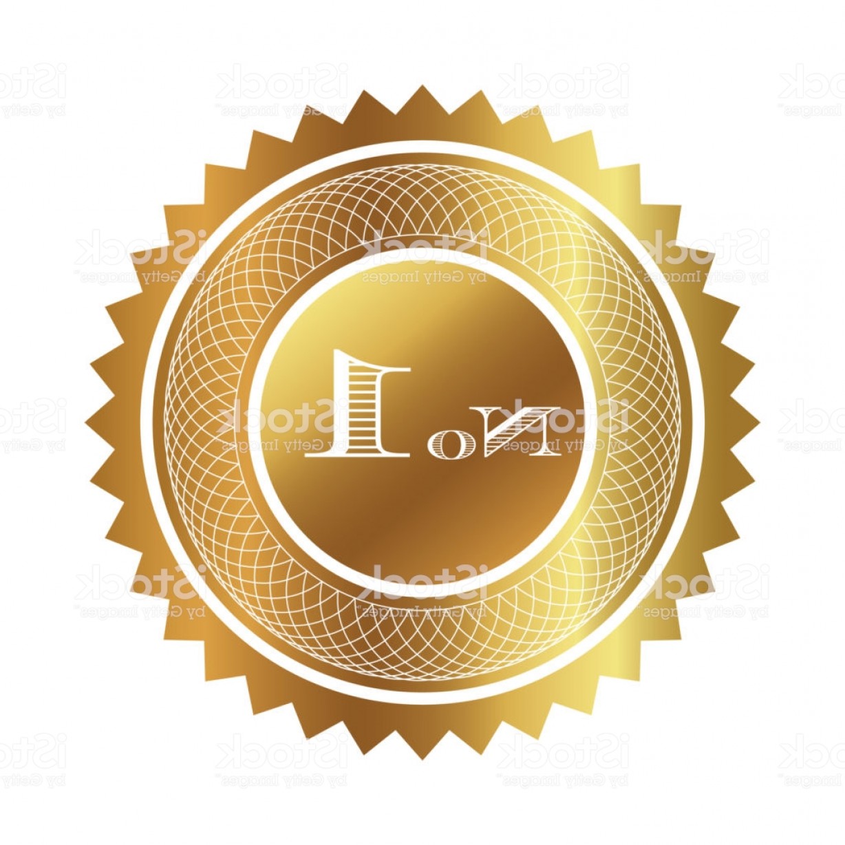 1228x1228 Number One Gold Seal Vector Template Gm Catchsplace