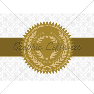325x325 Vector Gold Seal And Certificate Set Gl Stock Images