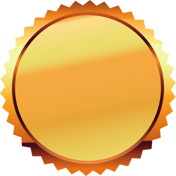 700x701 Certificate Gold Seal Png Vector, Clipart