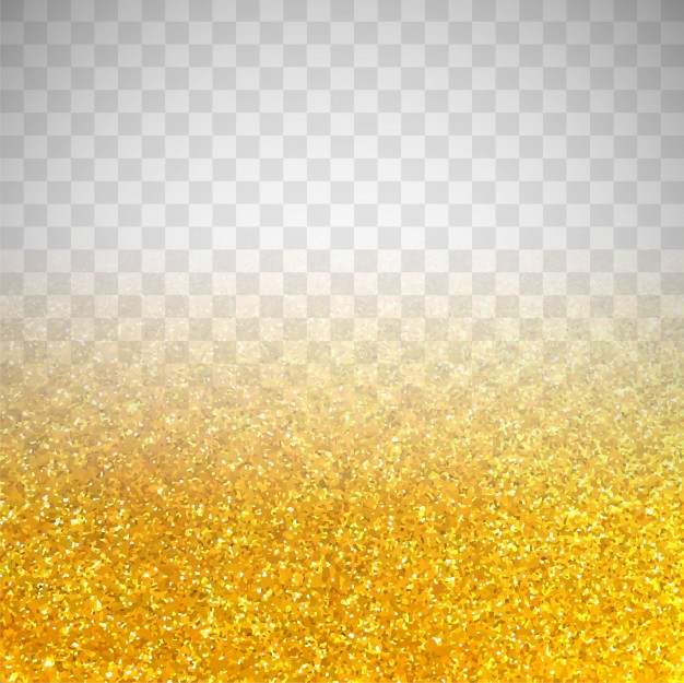 626x625 Golden Glitter On Transparent Background Vector Free Download