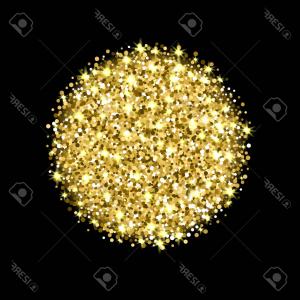 300x300 Photostock Vector Golden Glitter Background Gold Sparkle Vector