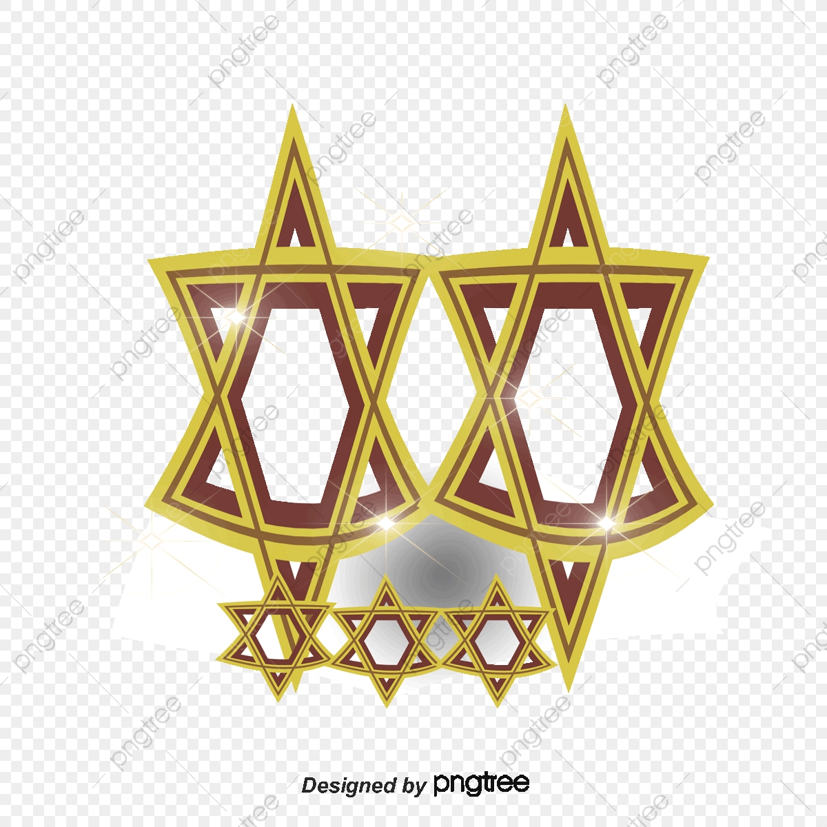 1200x1200 Vector Golden Star Of David, Star Vector, Game Products, Gold