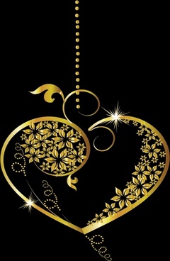 240x368 Gold Swirl Vector Free Vector Download