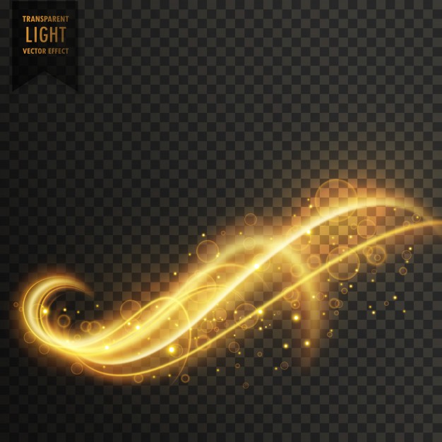 626x626 Swirl Of Golden Lights Effect Vector Free Download