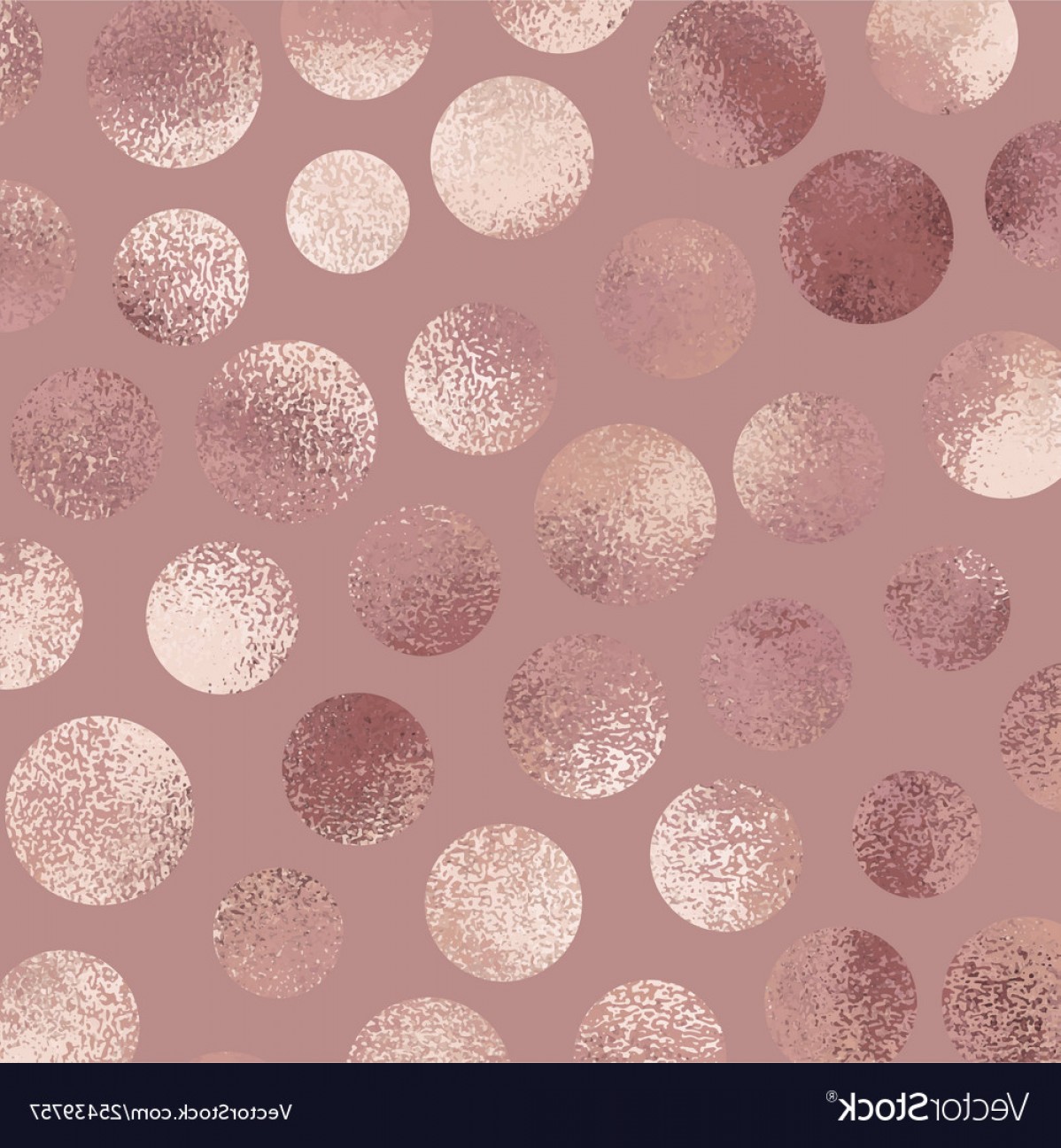 1198x1296 Rose Gold Abstract Background With Circles Texture Vector
