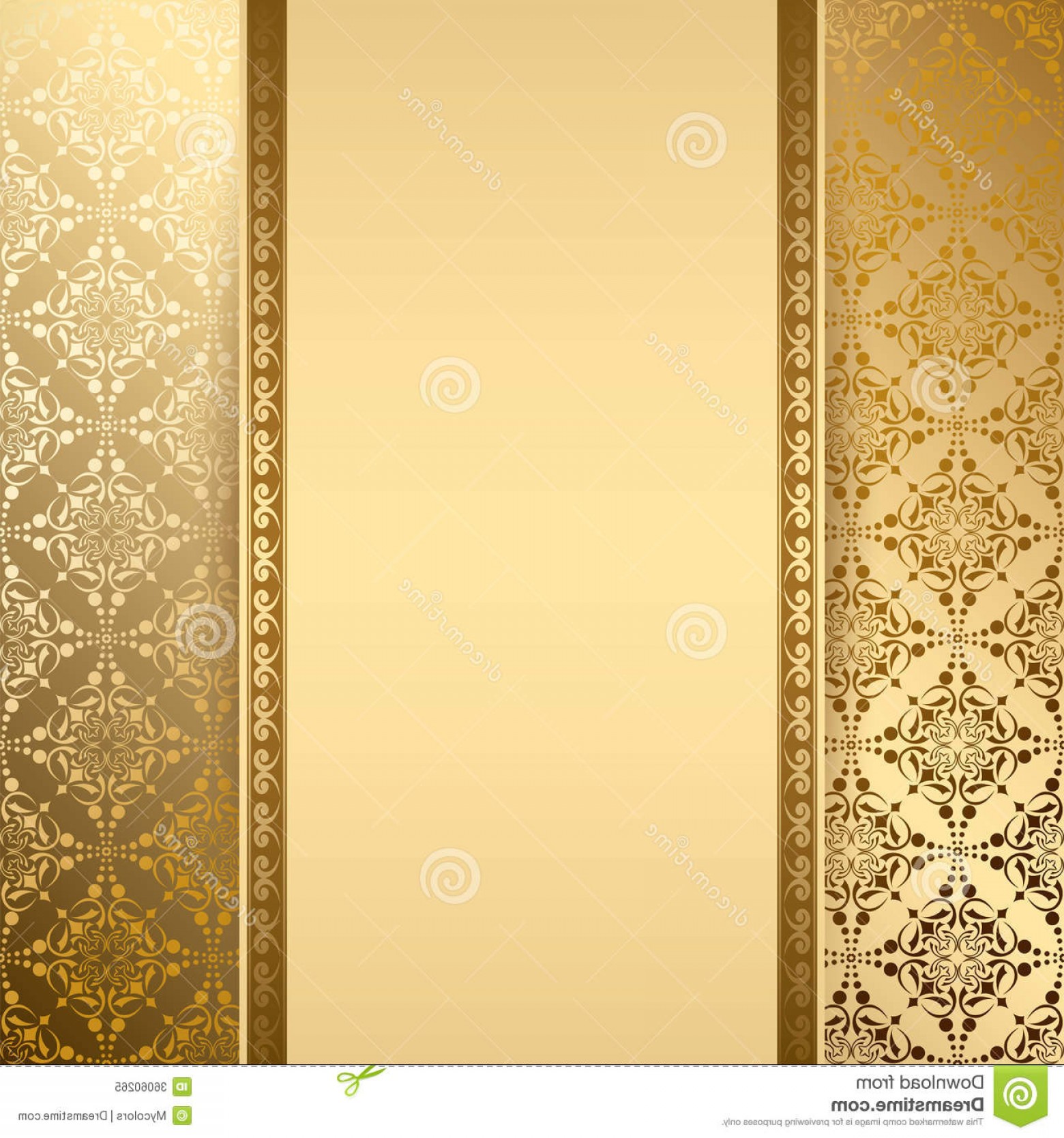 1560x1668 Royalty Free Stock Photo Gold Vector Background Vintage Pattern