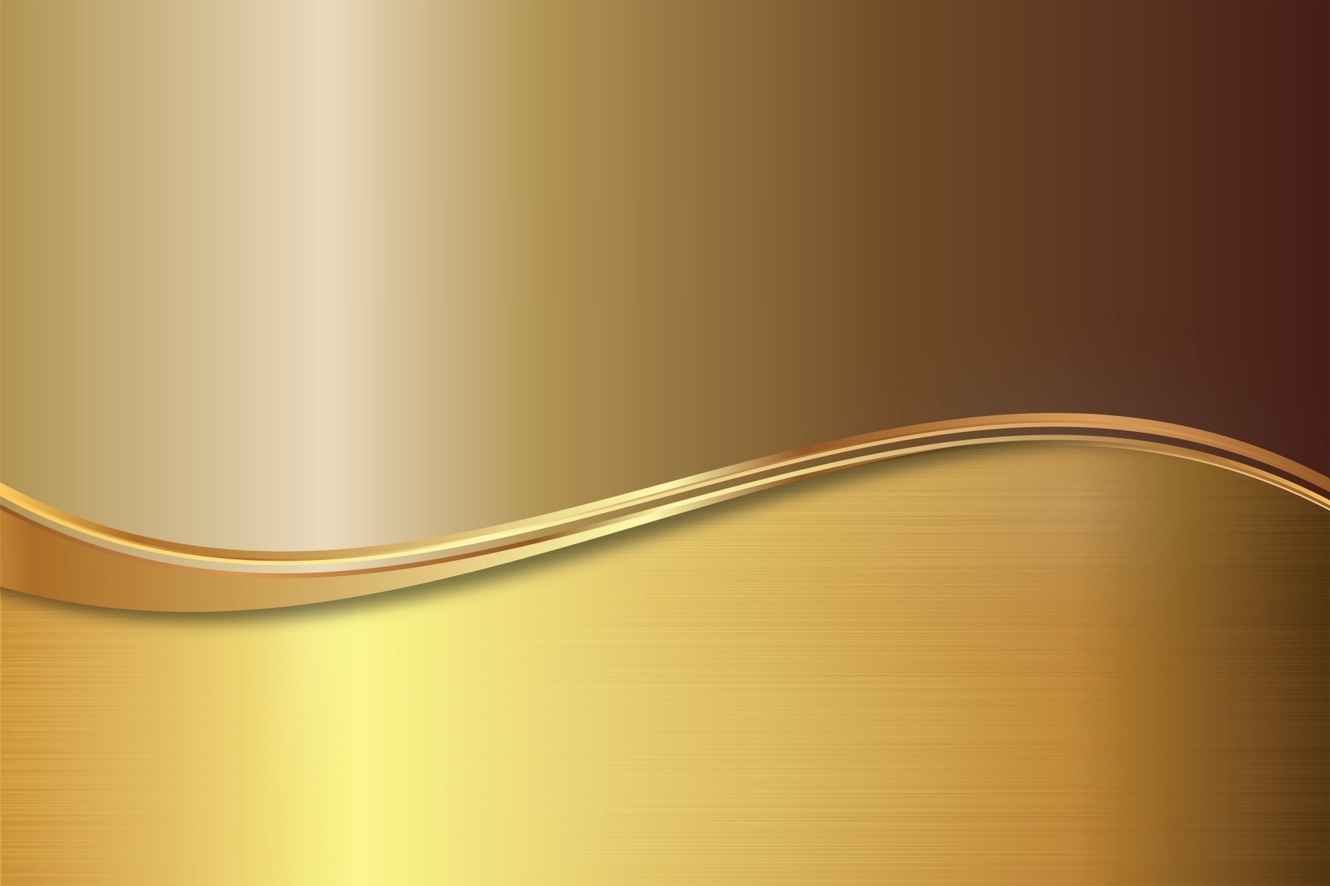 1920x1280 Golden Steel Metal Plate Gradient Vector Background Gold Metal