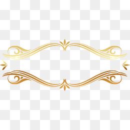 260x260 Golden Border, Golden, Chinese Flower, Golden Vector Png