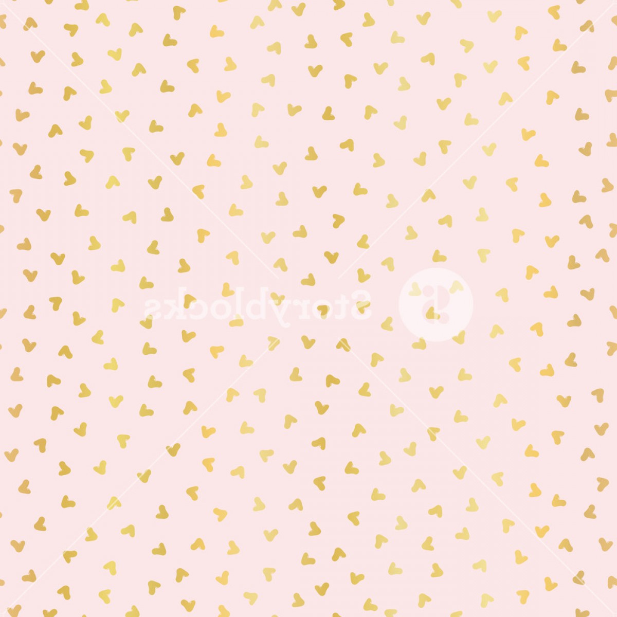 1200x1200 Gold Vector Pattern Hearts Geekchicpro