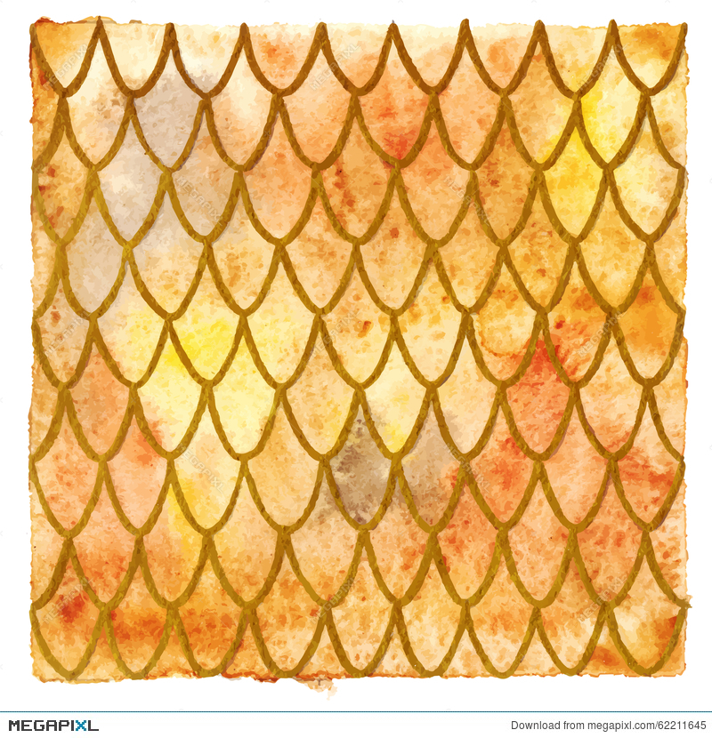 800x830 Dragon Skin Scales Yellow Orange Gold Vector Pattern Texture
