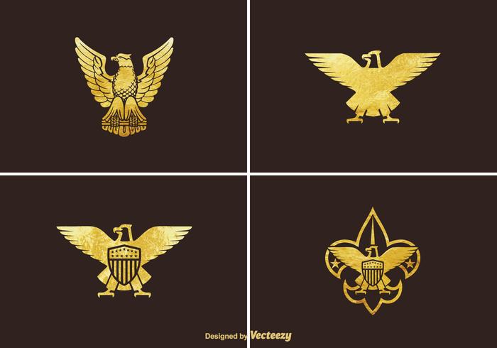700x490 Free Golden Eagle Vector Set