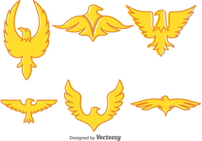 700x490 Golden Eagle Vector Icons