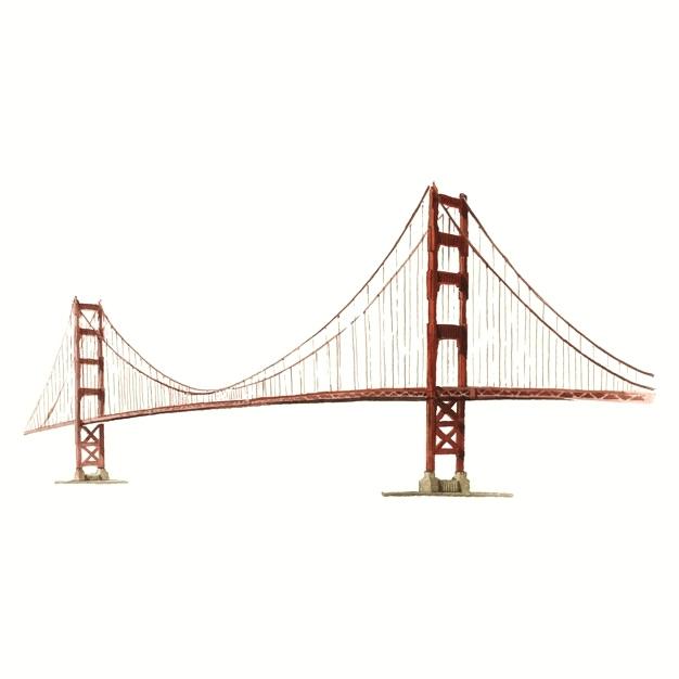 Golden Gate Bridge Vector Illustrator Home Improvement Cast 626x626 Golden Gate Bridge Vector Illustrator Home Improvement Cast
