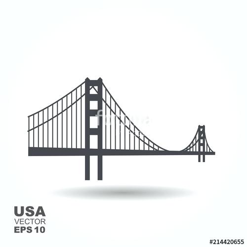 Golden Gate Bridge Vector Illustrator Icon Home Improvement 500x500 Golden Gate Bridge Vector Illustrator Icon Home Improvement