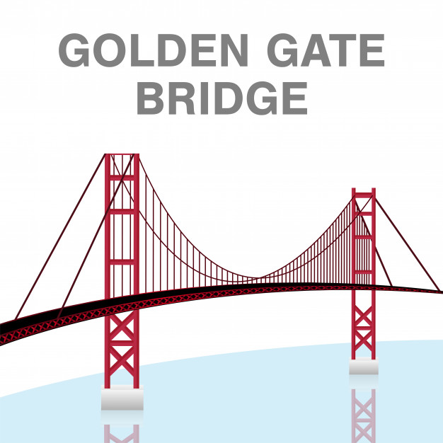 Golden Gate Bridge Vector Premium Download 626x626 Golden Gate Bridge Vector Premium Download