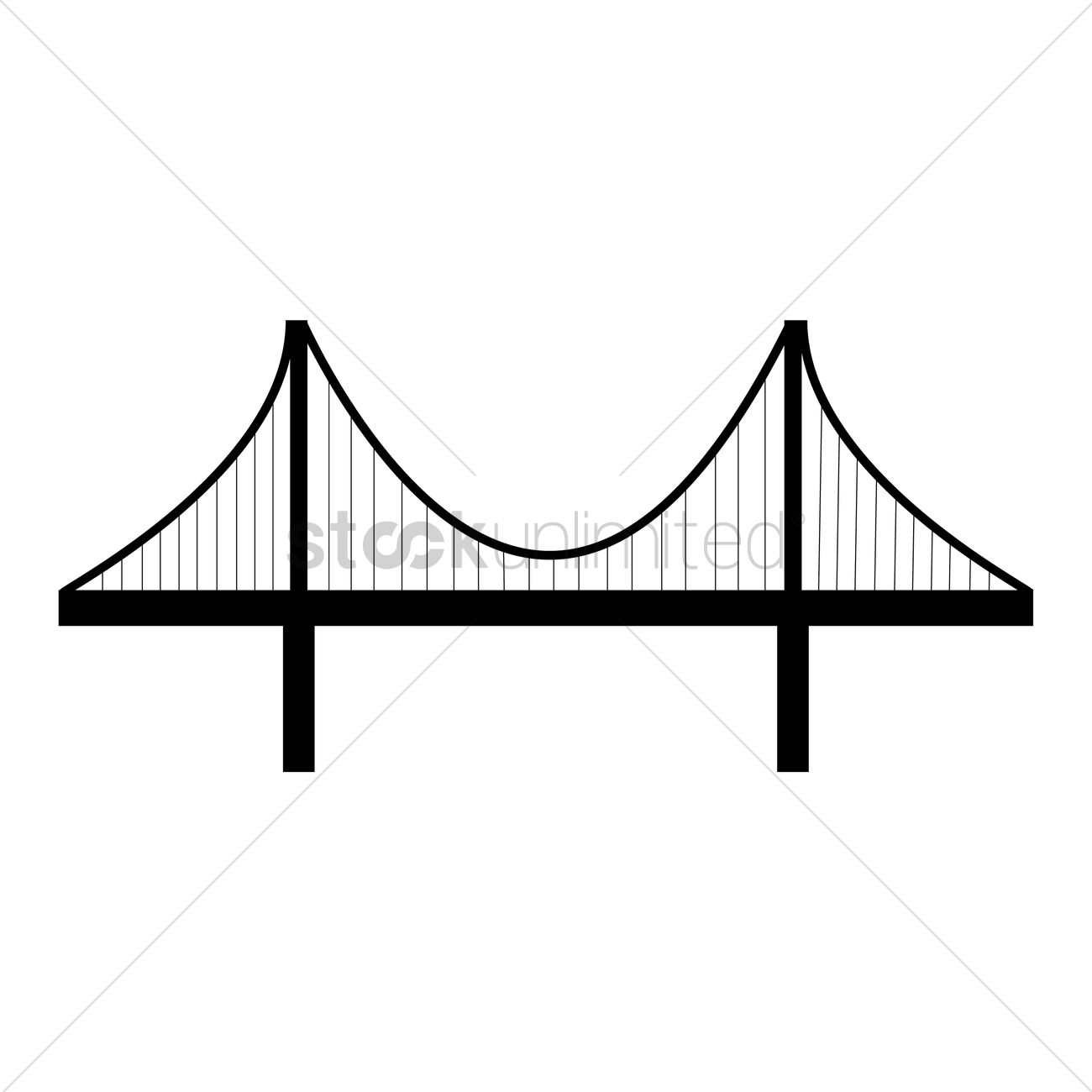 Golden Gate Bridge Vector Image 1300x1300 Golden Gate Bridge Vector Image