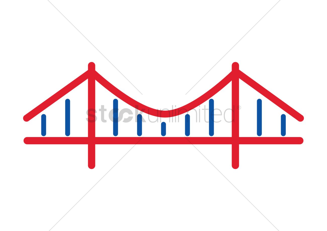 Golden Gate Bridge Vector Image 1300x919 Golden Gate Bridge Vector Image