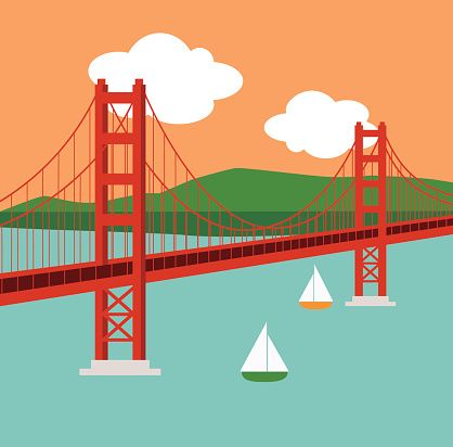 Golden Gate Bridge Clipart Desktop Backgrounds 418x412 Golden Gate Bridge Clipart Desktop Backgrounds