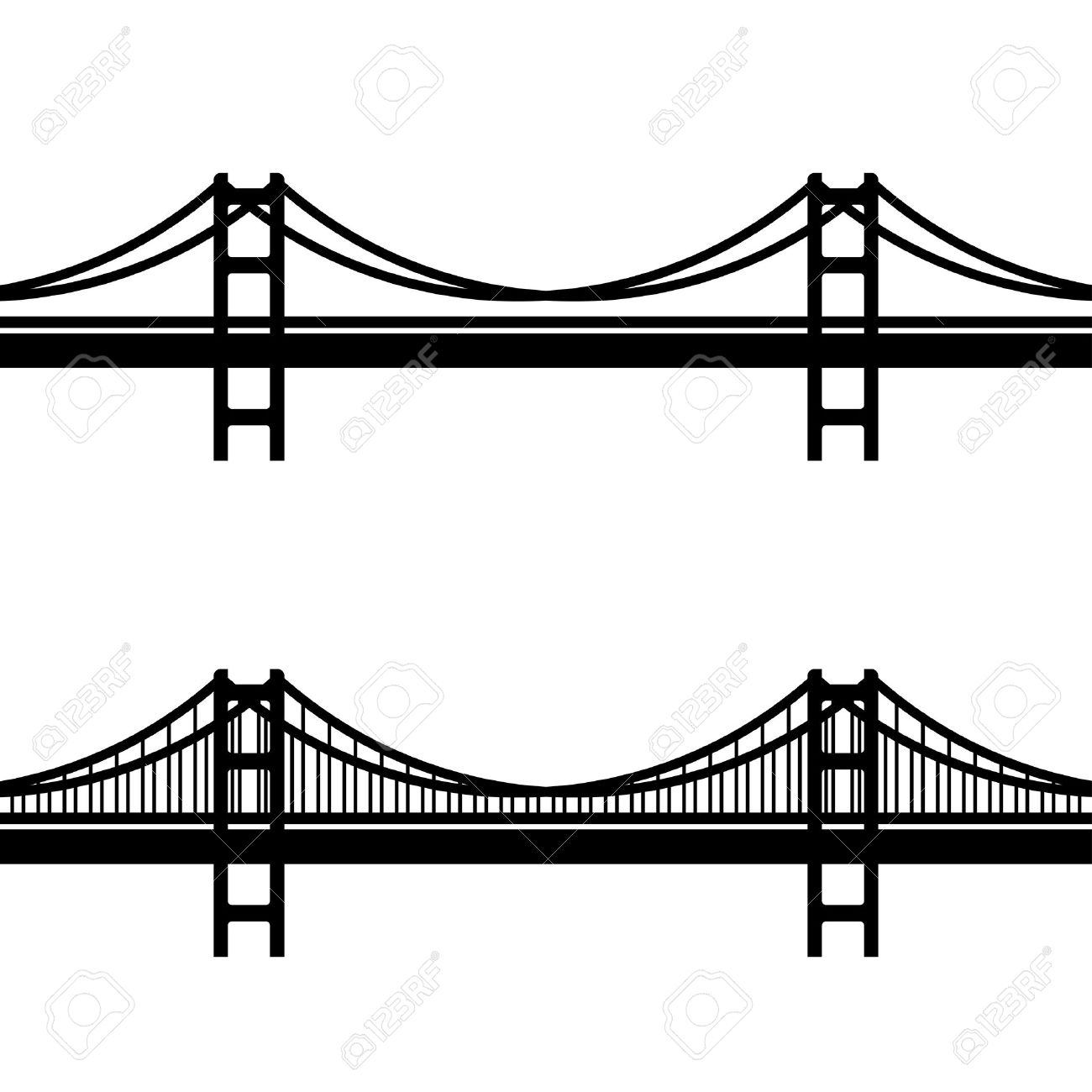 Golden Gate Bridge Vector Free at Vectorified.com | Collection of ...