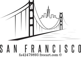274x194 Free Golden Gate Bridge Drawing Art Prints And Wall Artwork Freeart