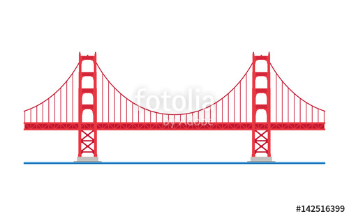 Golden Gate Bridge, San Francisco, Usa Isolated On White 500x310 Golden Gate Bridge, San Francisco, Usa Isolated On White