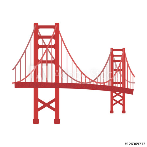 Golden Gate Bridge Vector Illustrator File at Vectorified.com ...