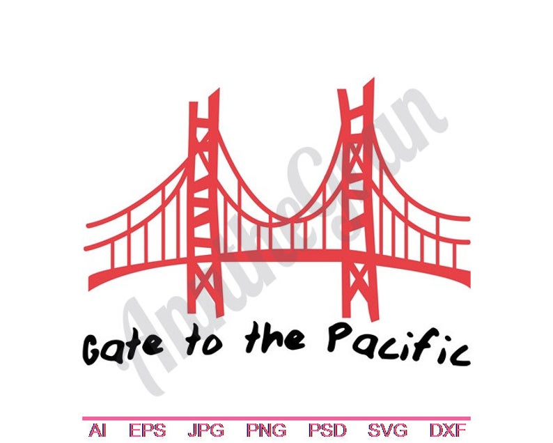 Golden Gate Bridge Vector Illustrator File at Vectorified.com ...