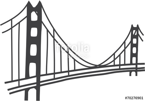 Illustration Of Golden Gate Bridge, San Francisco Stock Image 500x348 Illustration Of Golden Gate Bridge, San Francisco Stock Image