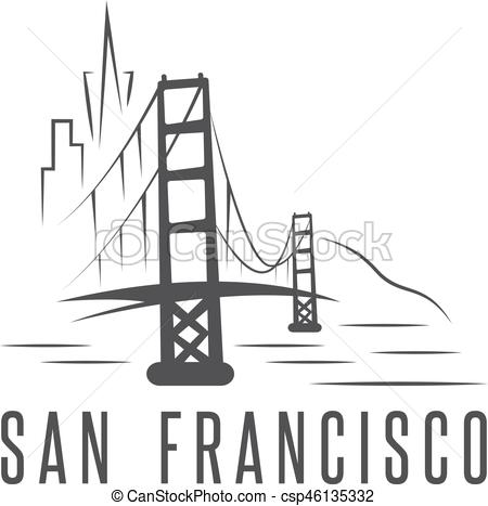 Collection Of 'golden Gate Bridge Silhouette Vector' Download 450x467 Collection Of 'golden Gate Bridge Silhouette Vector' Download