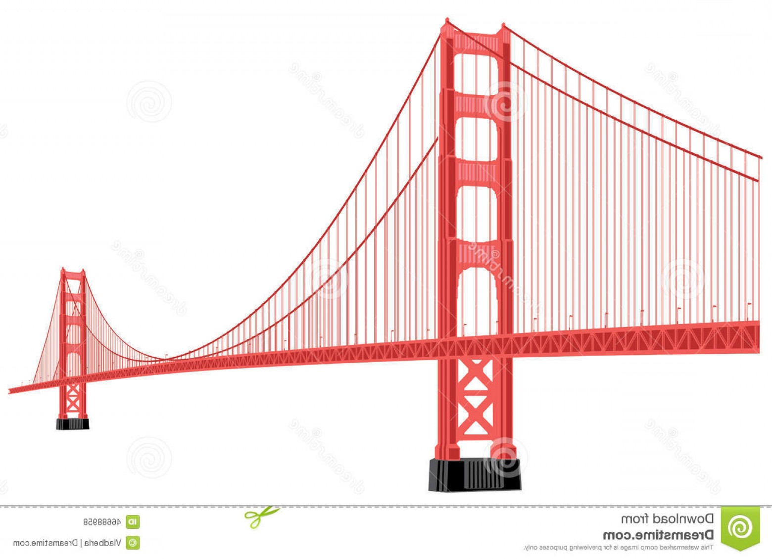 Stock Illustration Golden Gate Bridge Vector Silhouette Red Color 1560x1130 Stock Illustration Golden Gate Bridge Vector Silhouette Red Color