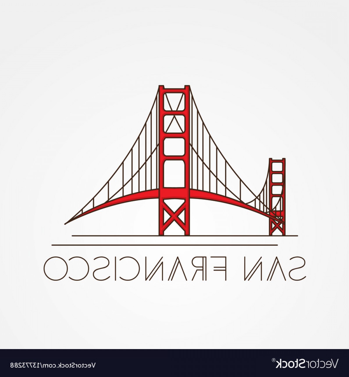 1200x1296 Golden Gate Bridge The Symbol Of Us San Vector Handandbeak