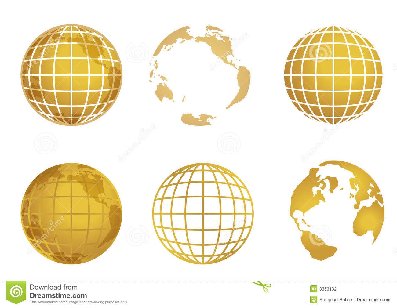 Golden Globe Vector