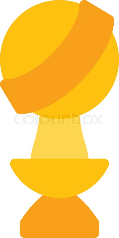 400x800 Golden Globe Award Stock Vector Colourbox