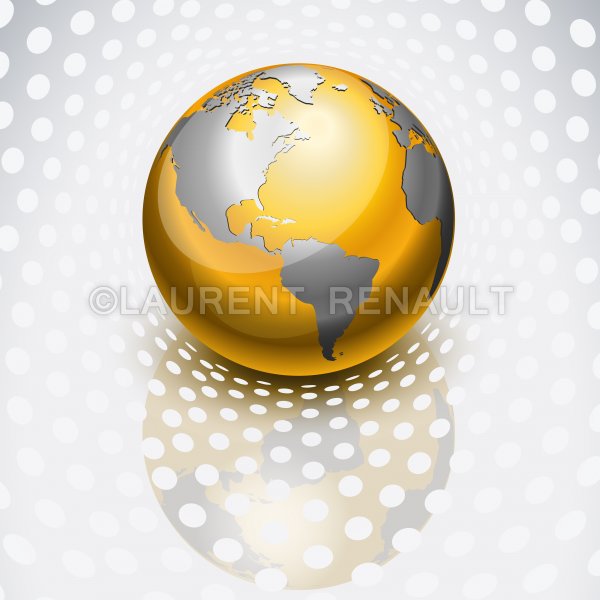 600x600 Golden Globe Vector Stock Images