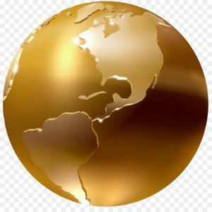 300x300 Vector Gold Earth Globe Illustration Geekchicpro