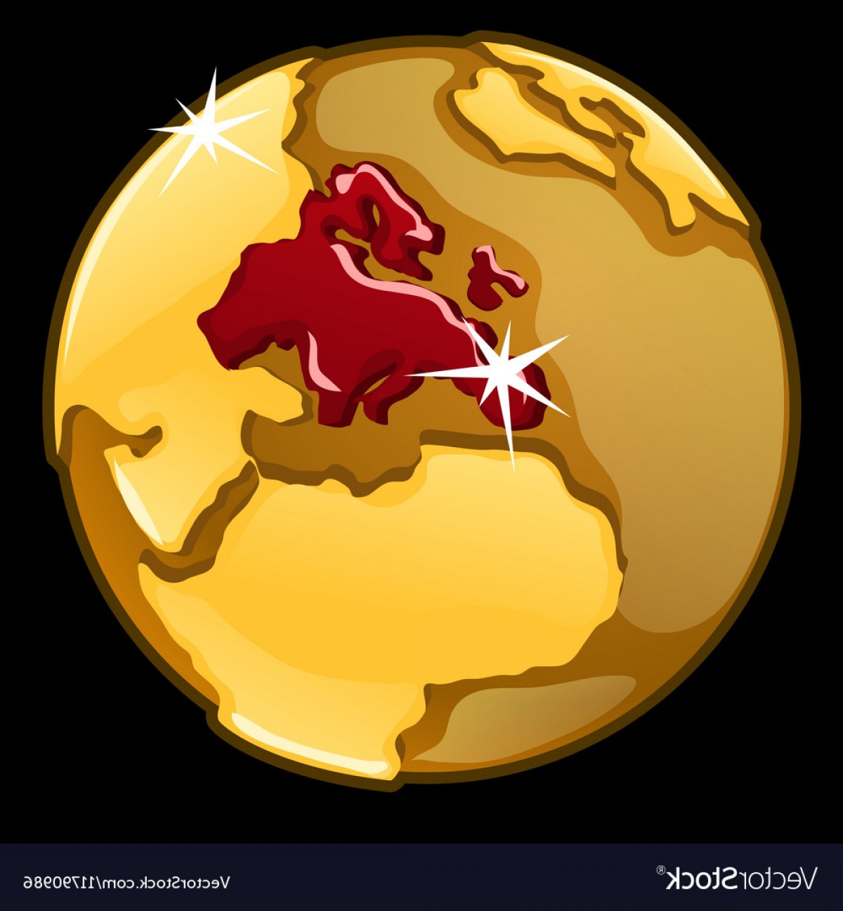 1200x1296 Vector Gold Globe Hoodamathrun