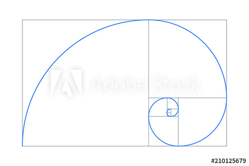500x334 Golden Ratio Fibonacci Number Geometric Shapes Logo Vector