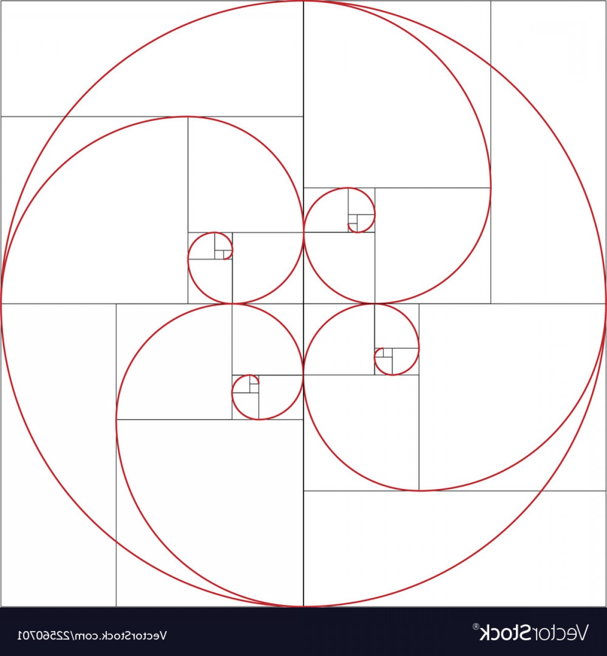 1200x1296 Fibonacci Spiral Golden Ratio Vector Catchsplace