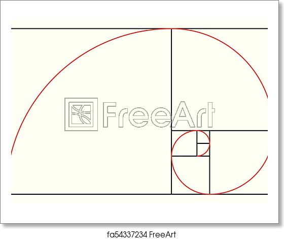 560x470 Free Art Print Of Golden Ratio Template Proportion Symbol