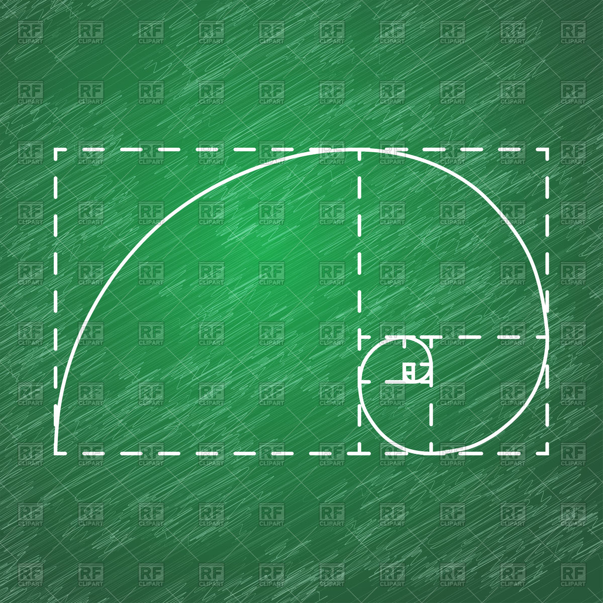 Golden Ratio On School Blackboard Background Vector Image 1200x1200 Golden Ratio On School Blackboard Background Vector Image