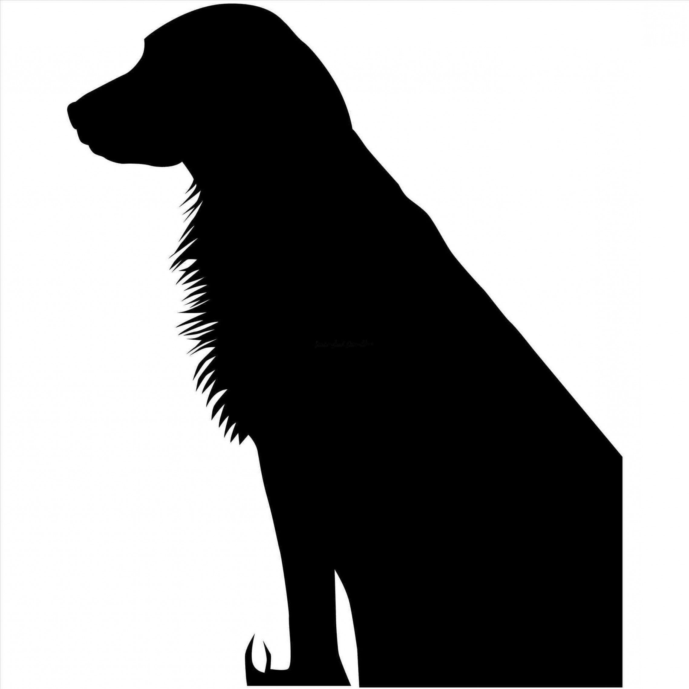 Golden Retriever Silhouette Vector at Vectorified.com | Collection of ...