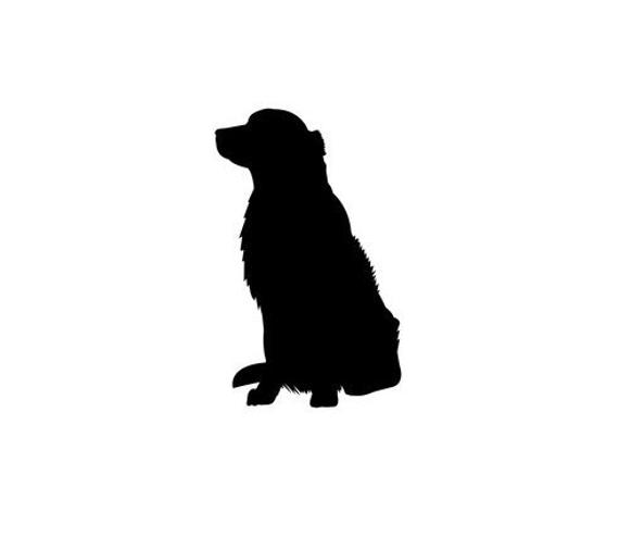 570x494 Golden Retriever Vector Graphic Instant Download Etsy