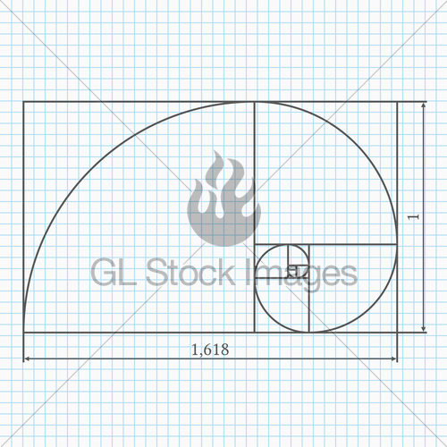 500x500 Golden Section Gl Stock Images