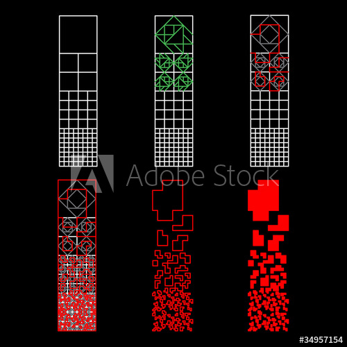 500x500 Golden Section, Vector