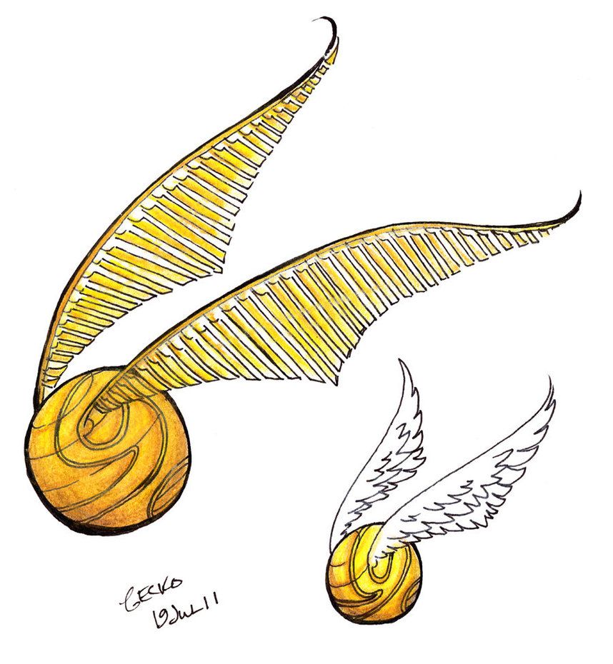 Printable Golden Snitch Wings Harry Potter Inspired Snitch Wings